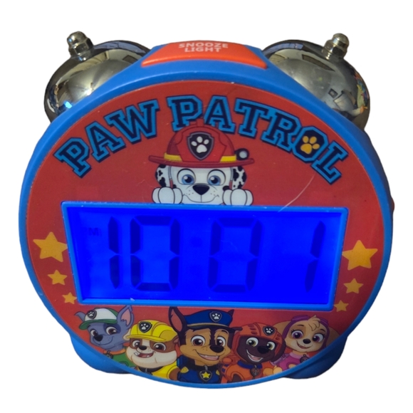 Paw Patrol Other Paw Patrol Battery Operated Alarm Clock With Blue